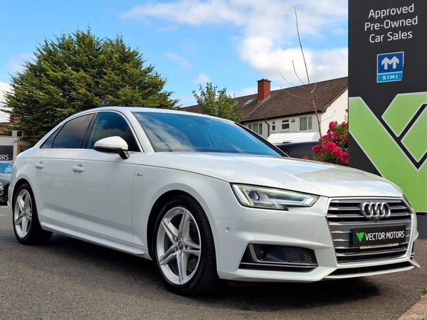 Audi A4 Saloon, Petrol, 2018, White