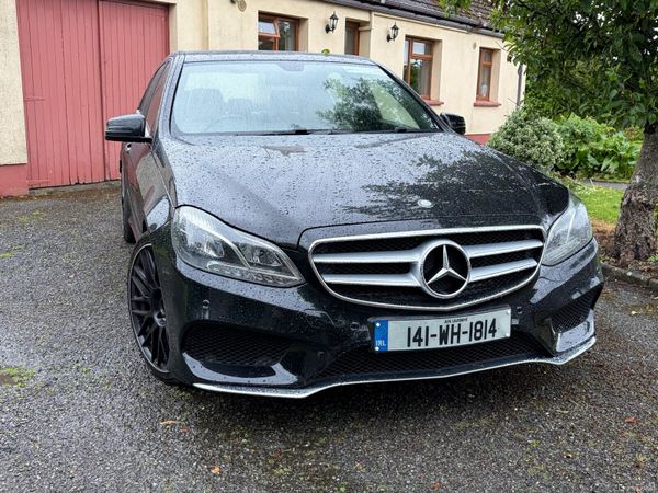 Mercedes-Benz E-Class Saloon, Diesel Hybrid, 2014, Black