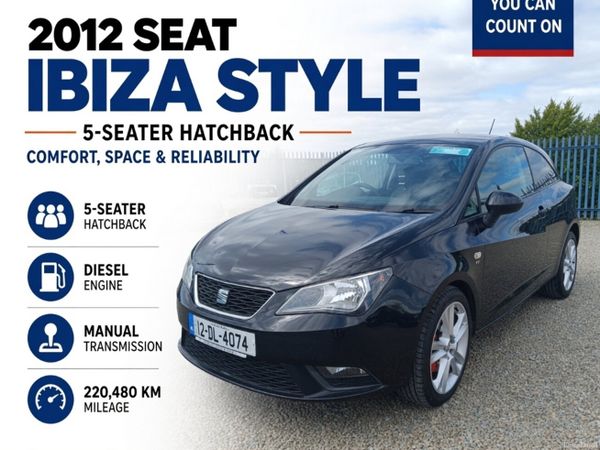 SEAT Ibiza Hatchback, Diesel, 2012, Black