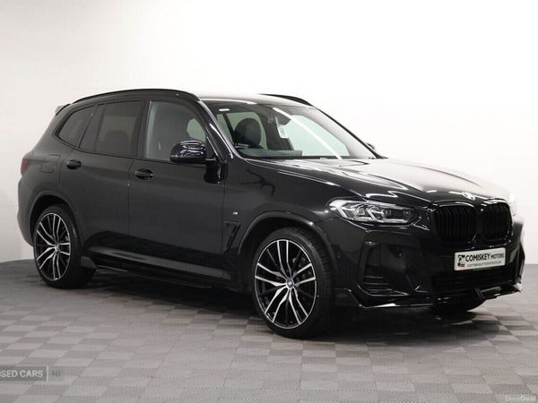 BMW X3 SUV, Diesel Hybrid, 2022, Black