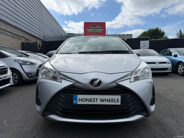 Toyota Vitz Hatchback, Petrol, 2017, Silver