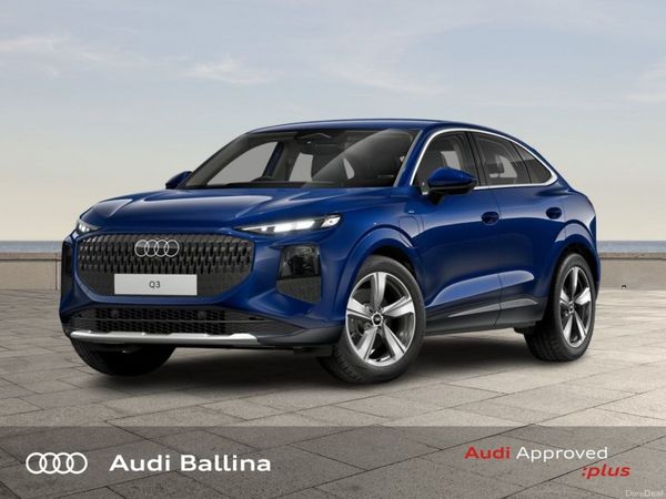 Audi Q3 SUV, Petrol Plug-in Hybrid, 2026, Blue