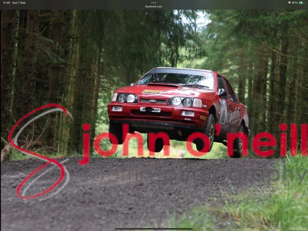 Ford Sierra Saloon, Petrol, 1992, Red