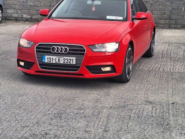 Audi A4 Saloon, Diesel, 2013, Red