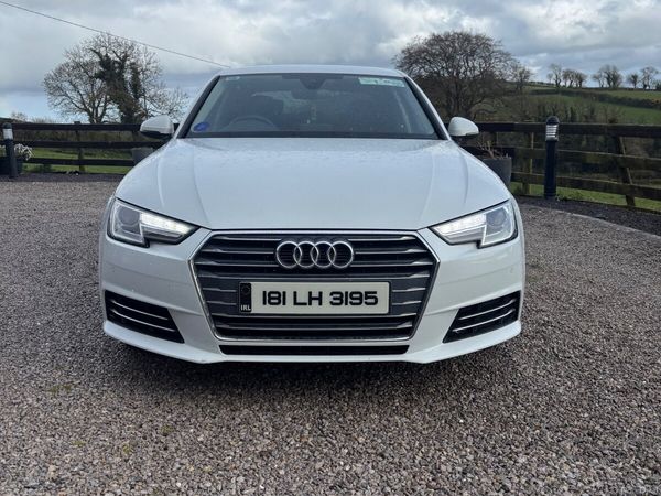 Audi A4 Saloon, Diesel, 2018, White
