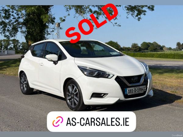 Nissan Micra Hatchback, Petrol, 2018, White