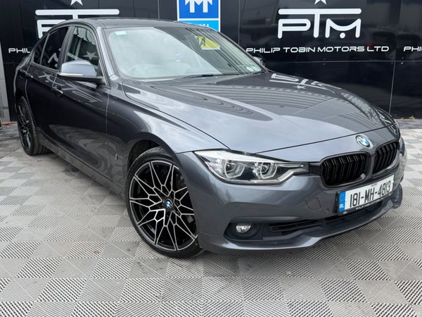 BMW 3-Series Saloon, Petrol Plug-in Hybrid, 2018, Grey