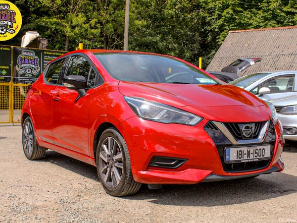 Nissan Micra Hatchback, Petrol, 2018, Red