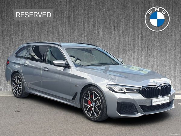 BMW 5-Series Estate, Petrol Plug-in Hybrid, 2022, Grey