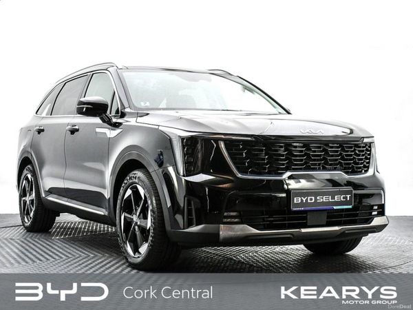 Kia Sorento SUV, Petrol Plug-in Hybrid, 2024, Black