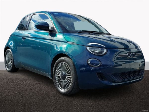 Fiat 500 Hatchback, Electric, 2022, Green