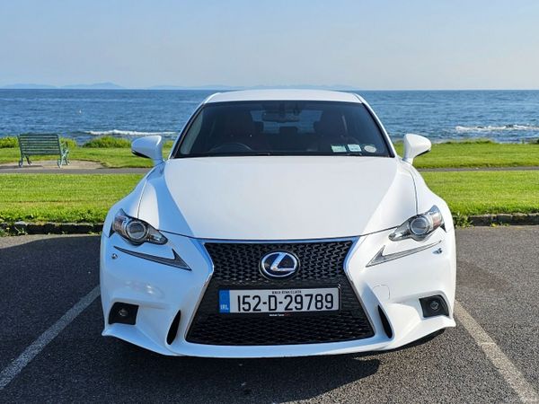 Lexus IS Saloon, Petrol Hybrid, 2015, White