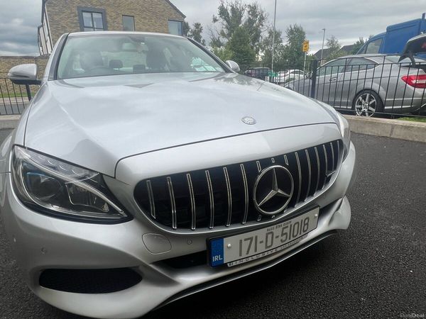 Mercedes-Benz C-Class Saloon, Petrol Plug-in Hybrid, 2017, Silver