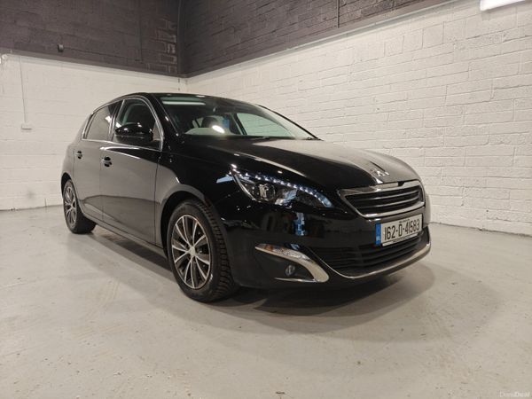 Peugeot 308 Hatchback, Petrol, 2016, Black