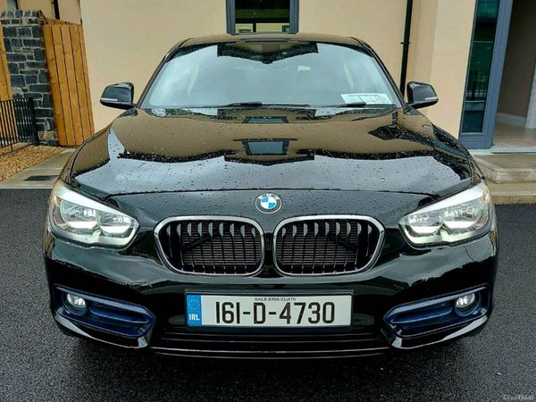 BMW 1-Series Hatchback, Diesel, 2016, Black