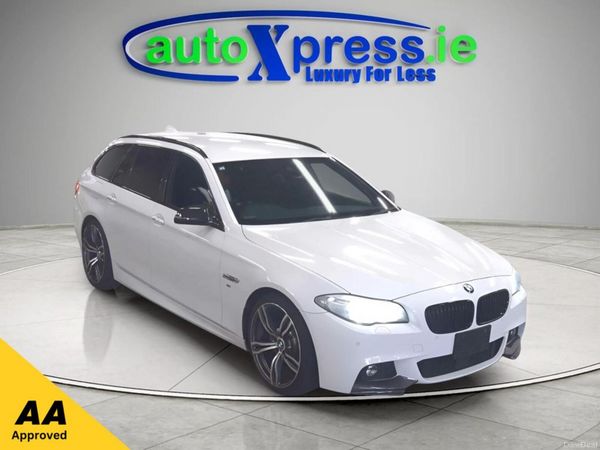 BMW 5-Series Estate, Diesel, 2016, White