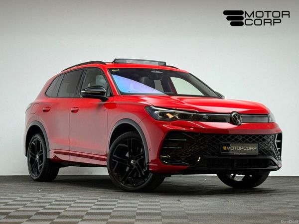 Volkswagen Tiguan Estate, Petrol Plug-in Hybrid, 2025, Red