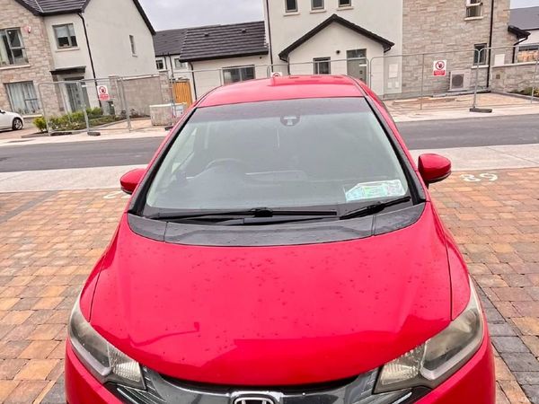 Honda Fit Hatchback, Petrol Hybrid, 2014, Red