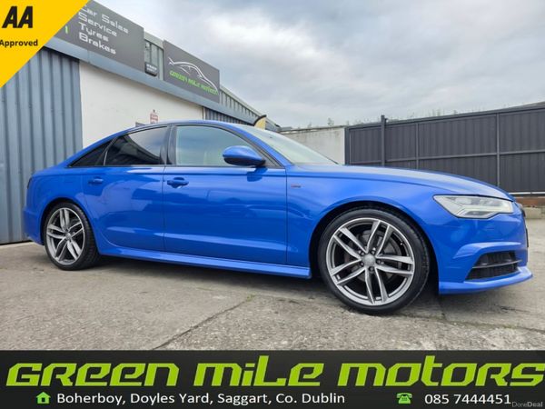 Audi A6 Saloon, Diesel, 2017, Blue