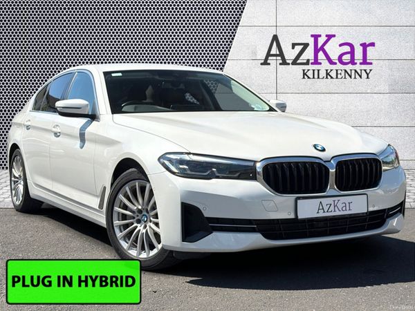 BMW 5-Series Saloon, Petrol Plug-in Hybrid, 2021, White