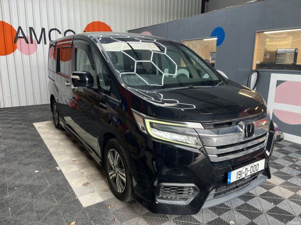 Honda Stepwagon MPV, Petrol Hybrid, 2019, Black