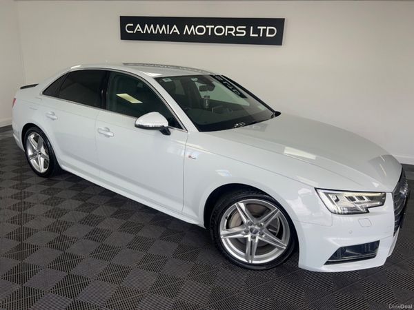 Audi A4 Saloon, Petrol, 2017, White