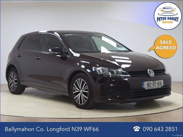Volkswagen Golf Hatchback, Diesel, 2018, Black
