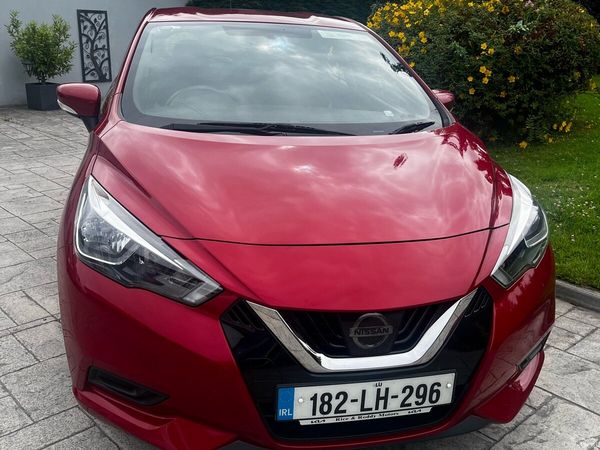 Nissan Micra Hatchback, Diesel, 2018, Red