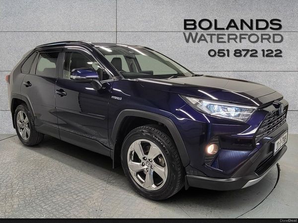 Toyota RAV4 SUV, Petrol Hybrid, 2020, Blue