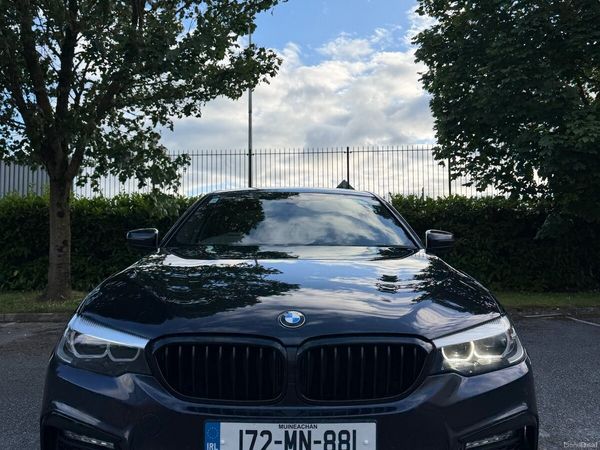 BMW 5-Series Saloon, Petrol Plug-in Hybrid, 2017, Black
