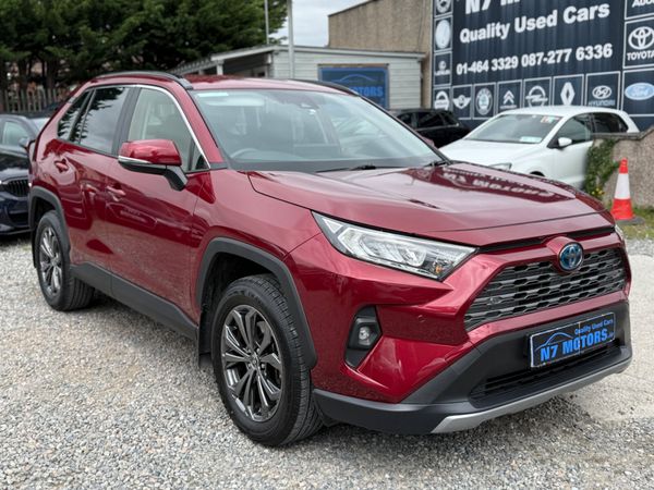 Toyota RAV4 SUV, Petrol Hybrid, 2024, Red