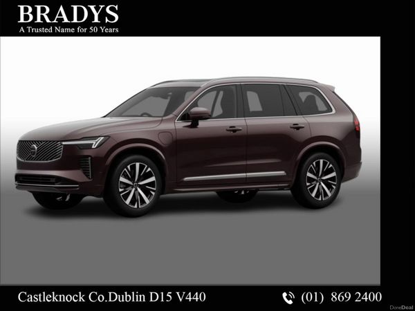 Volvo XC90 SUV, Petrol Plug-in Hybrid, 2026, Red