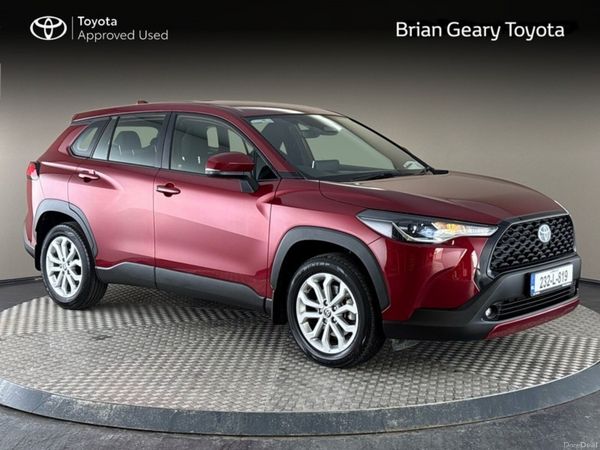 Toyota Corolla Cross SUV, Petrol Hybrid, 2023, Red