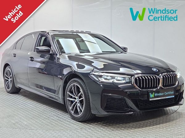 BMW 5-Series Saloon, Petrol Plug-in Hybrid, 2023, Black