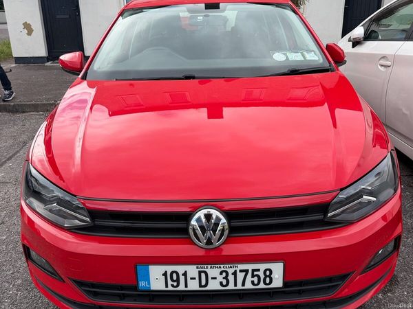 Volkswagen Polo Hatchback, Petrol, 2019, Red