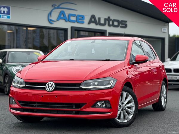 Volkswagen Polo Hatchback, Petrol, 2019, Red