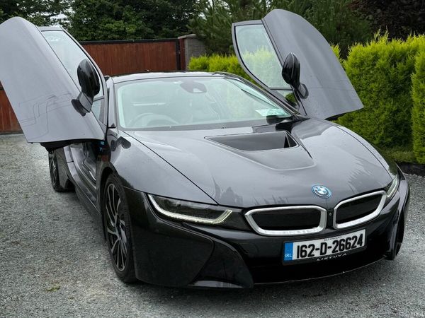 BMW i8 Coupe, Petrol Plug-in Hybrid, 2016, Black