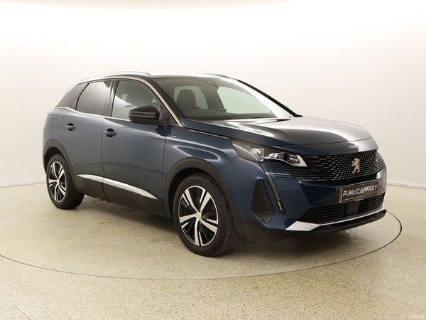 Peugeot 3008 SUV, Petrol Hybrid, 2022, Blue