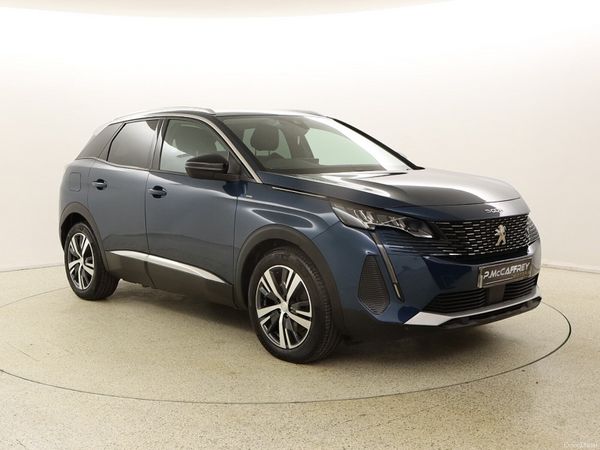 Peugeot 3008 SUV, Petrol Hybrid, 2022, Blue