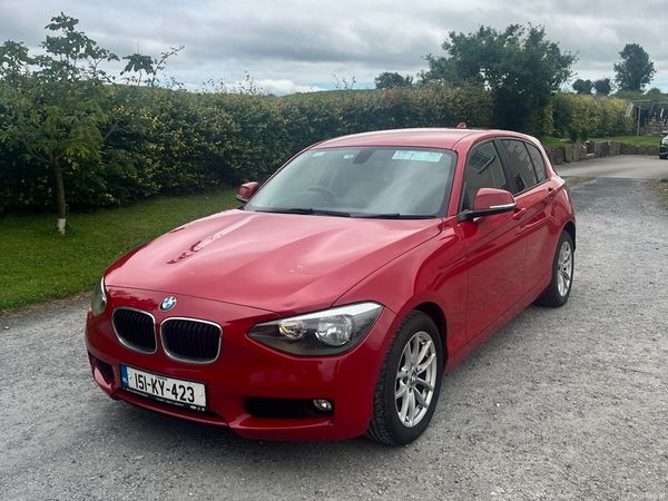 BMW 1-Series Hatchback, Diesel, 2015, Red