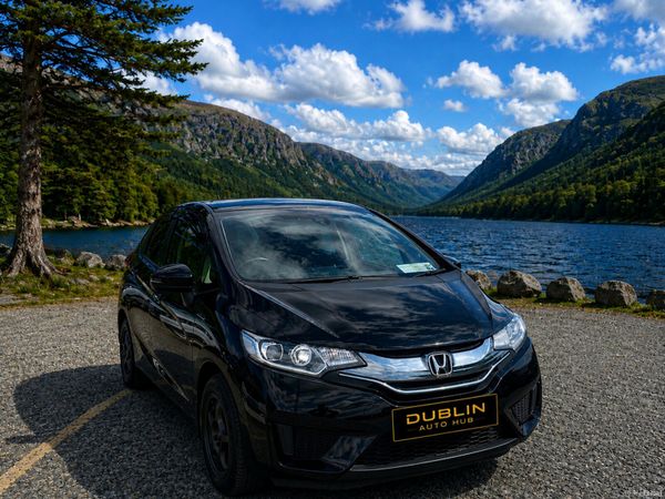 Honda Fit Hatchback, Petrol Hybrid, 2014, Black