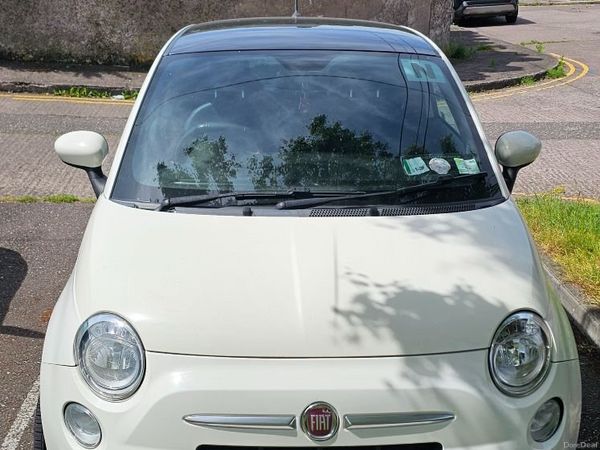 Fiat 500 Hatchback, Petrol, 2014, White
