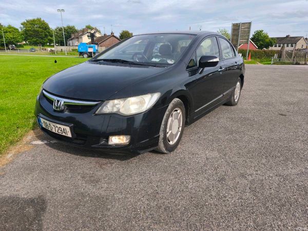 Honda Civic Saloon, Petrol Hybrid, 2008, Black