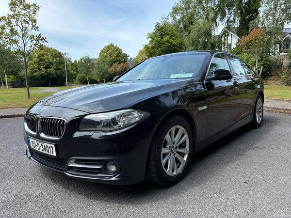 BMW 5-Series Saloon, Diesel, 2015, Black