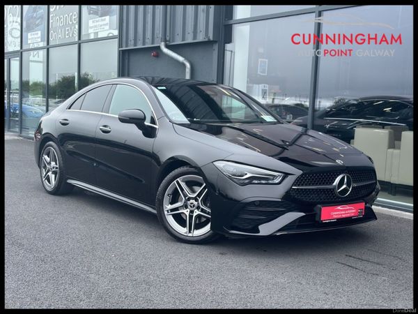 Mercedes-Benz CLA Saloon, Petrol Hybrid, 2025, Black