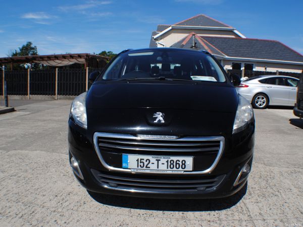 Peugeot 5008 MPV, Diesel, 2015, Black