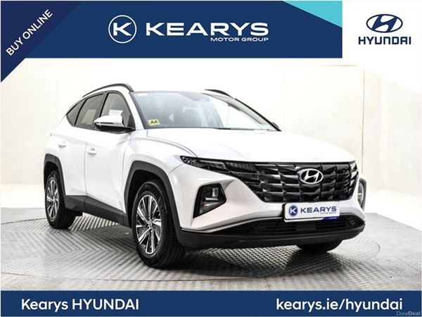 Hyundai Tucson SUV, Petrol Hybrid, 2021, White
