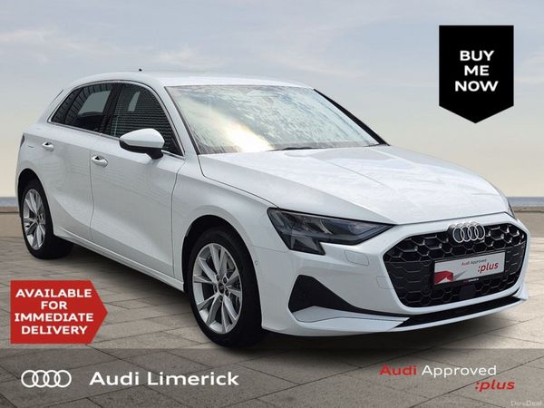 Audi A3 Hatchback, Petrol Plug-in Hybrid, 2026, White