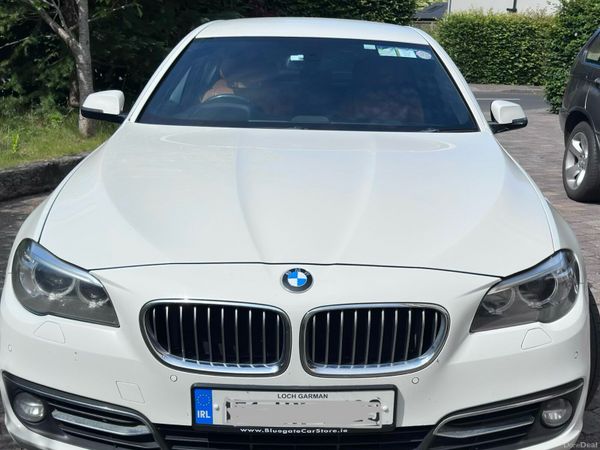 BMW 5-Series Saloon, Diesel, 2015, White