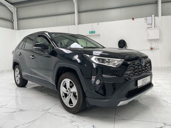 Toyota RAV4 Estate, Petrol Hybrid, 2021, Black